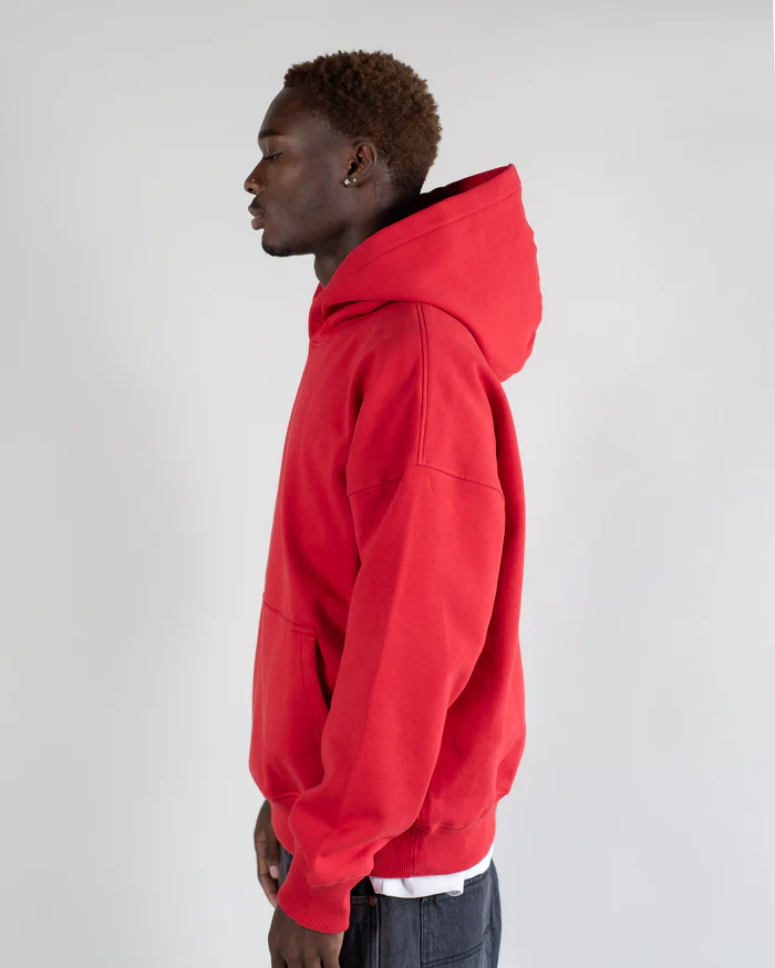 Red Oversized Sweatshirt