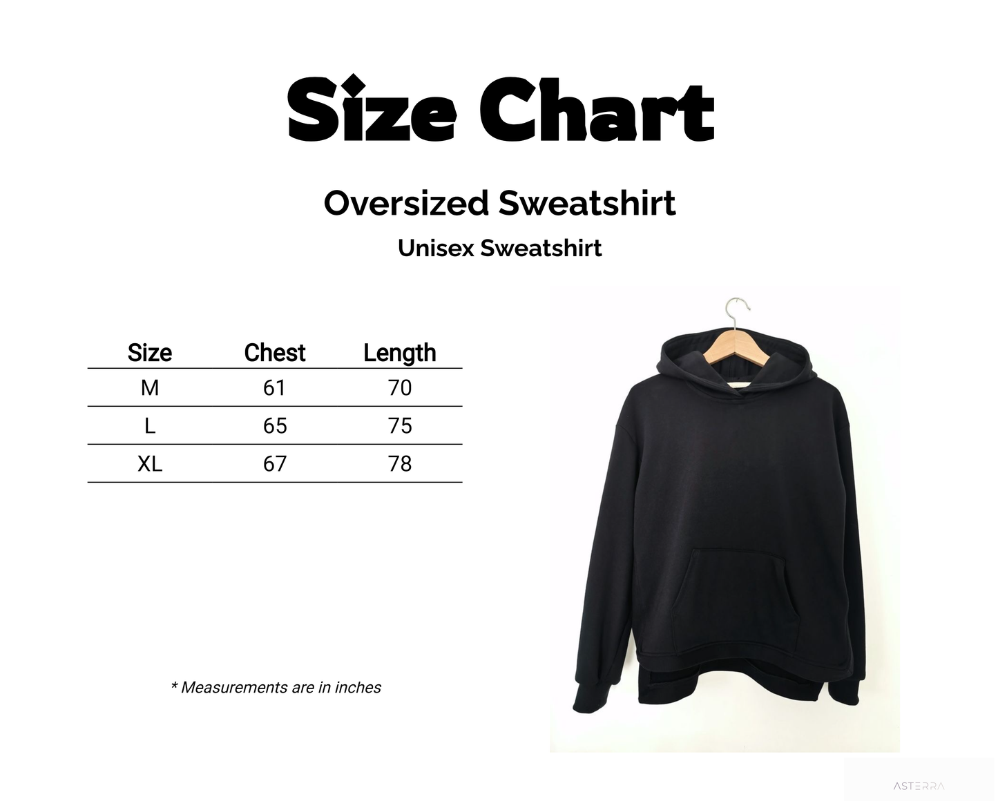 Black Oversized Sweatshirt